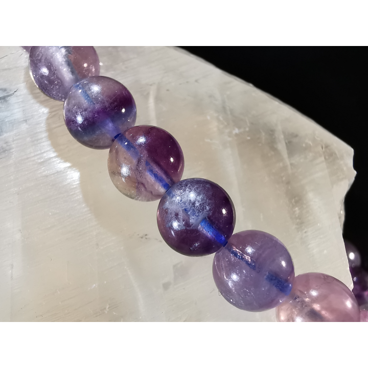 natural stone bracelet 8 mm:  FLUORITE