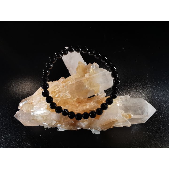 natural stone bracelet 6mm:   ONYX