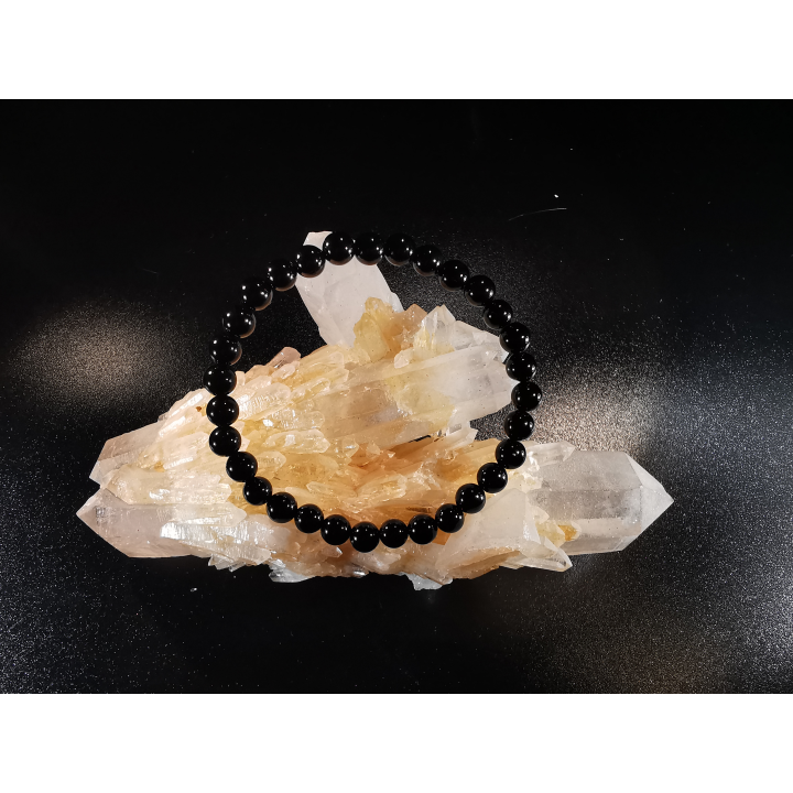 natural stone bracelet 6mm:   ONYX