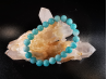 bracelet pierre naturelle 8 mm:  AMAZONITE