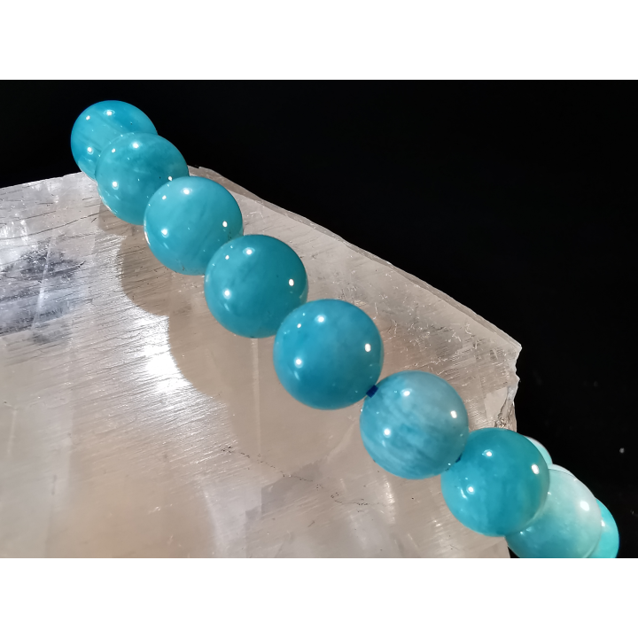 natural stone bracelet 8 mm: AMAZONITE