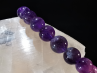 bracelet pierre naturelle 8 mm:  AMETHYSTE CHEVRON