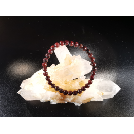natural stone bracelet 6mm:  GRENAT