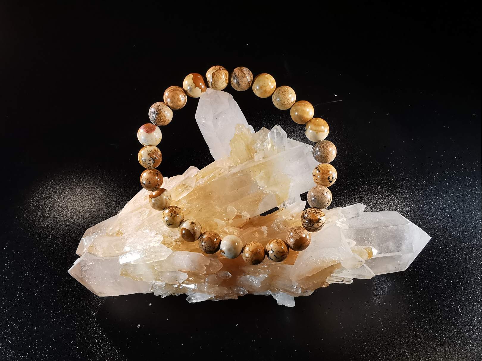 natural stone bracelet 8 mm: YOOPERLITE