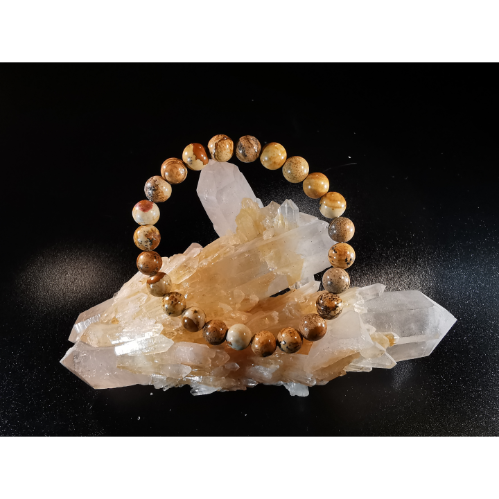 natural stone bracelet 8 mm: YOOPERLITE