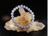 bracelet pierre naturelle 8 mm:  ANGELITE du PEROU