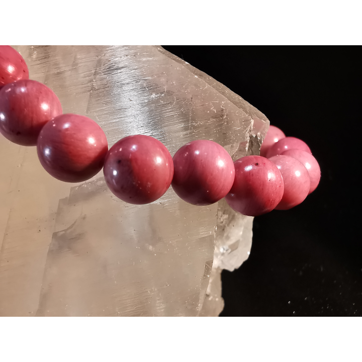 natural stone bracelet 8 mm: RHODONITE