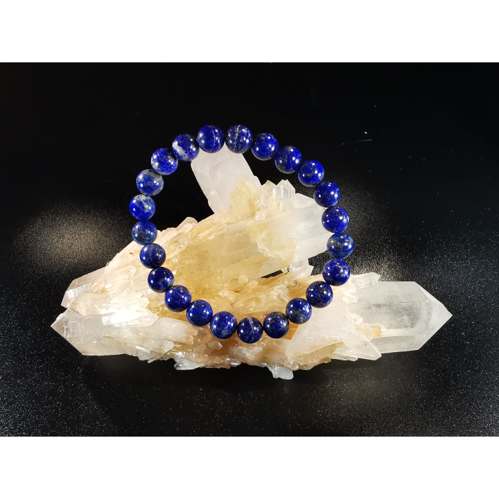 bracelet pierre naturelle 8 mm:  LAPIS LAZULI