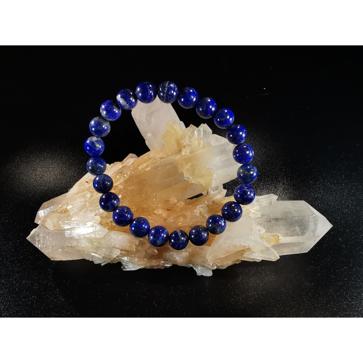 natural stone bracelet 8 mm: LAPIS LAZULI