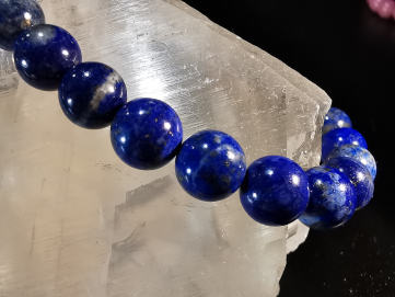 bracelet pierre naturelle 8 mm:  LAPIS LAZULI