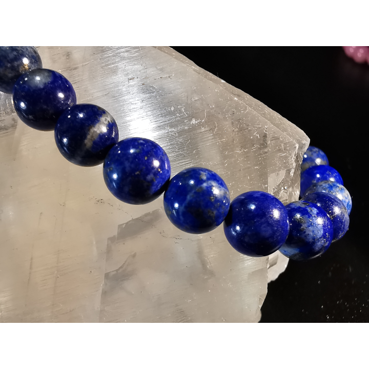 bracelet pierre naturelle 8 mm:  LAPIS LAZULI