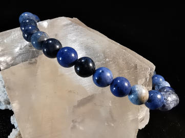 bracelet pierre naturelle 6 mm:  SODALITE