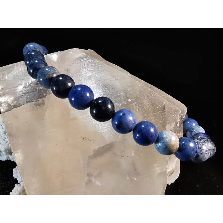 natural stone bracelet 6mm:  SODALITE