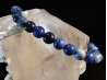 bracelet pierre naturelle 6 mm:  SODALITE