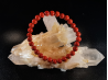 bracelet pierre naturelle 6 mm:  JASPE ROUGE