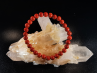 bracelet pierre naturelle 6 mm:  JASPE ROUGE