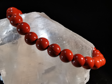 natural stone bracelet 6mm:  JASPE ROUGE