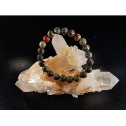 natural stone bracelet 8 mm: JASPE SANG DE DRAGON