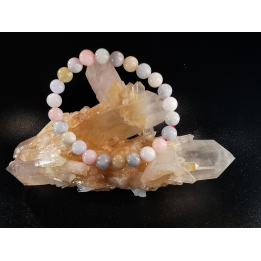 bracelet pierre naturelle 8 mm:  BERYL