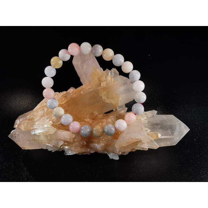 bracelet pierre naturelle 8 mm:  BERYL