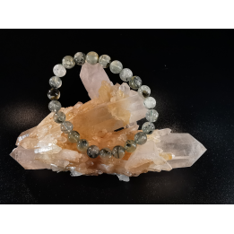 natural stone bracelet 8 mm: PREHNITE