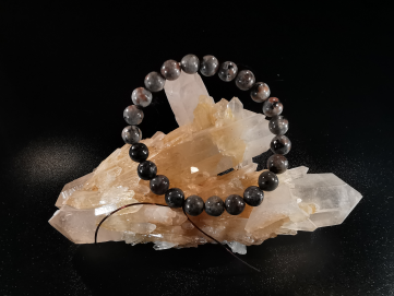 natural stone bracelet 8 mm: LARVIKITE de NORVEGE