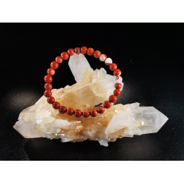 natural stone bracelet 6mm:  JASPE BRECHITE
