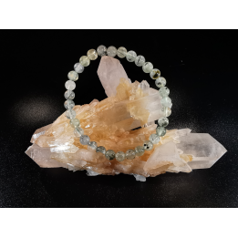 natural stone bracelet 6 mm: PREHNITE