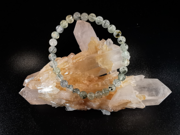 natural stone bracelet 6 mm: PREHNITE