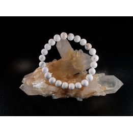natural stone bracelet 8 mm: MAGNESITE