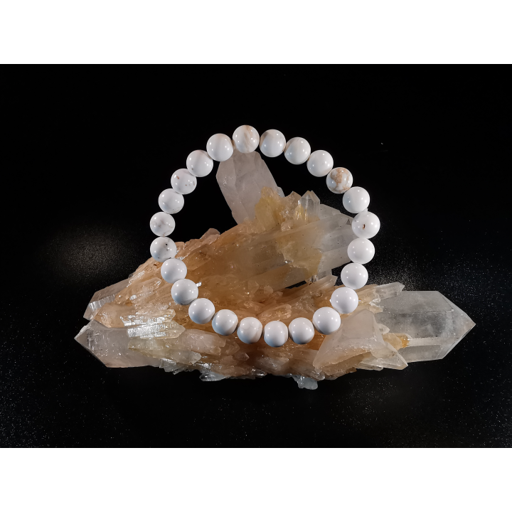 natural stone bracelet 8 mm: MAGNESITE