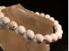 bracelet pierre naturelle 8 mm:  MAGNESITE