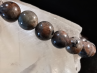 natural stone bracelet 6 mm: LARVIKITE de NORVEGE