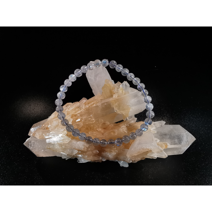 bracelet pierre naturelle 6 mm:  LABRADORITE