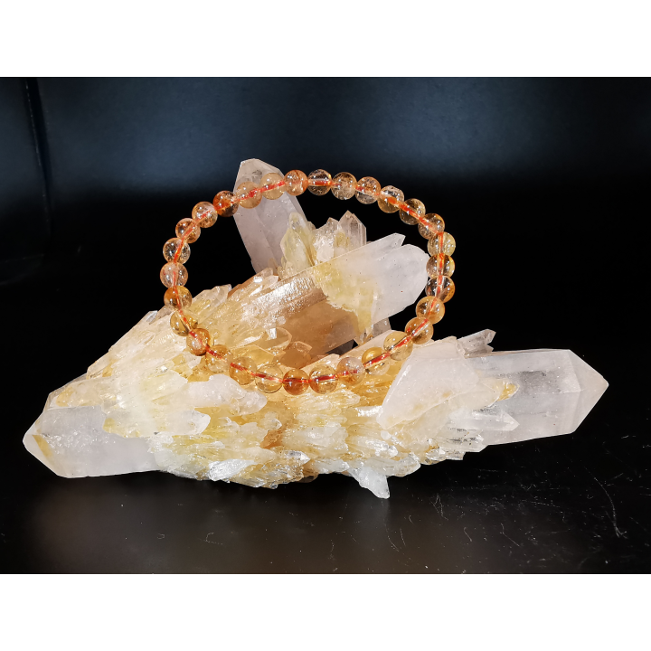 natural stone bracelet 6 mm: CITRINE