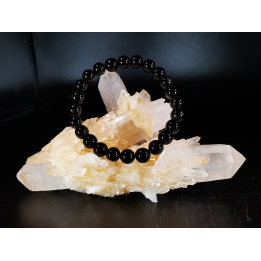 bracelet pierre naturelle 8 mm:  ONYX