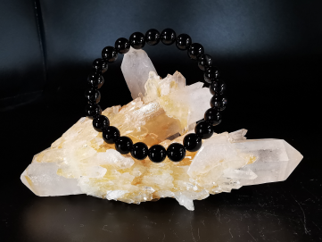 bracelet pierre naturelle 8 mm:  ONYX