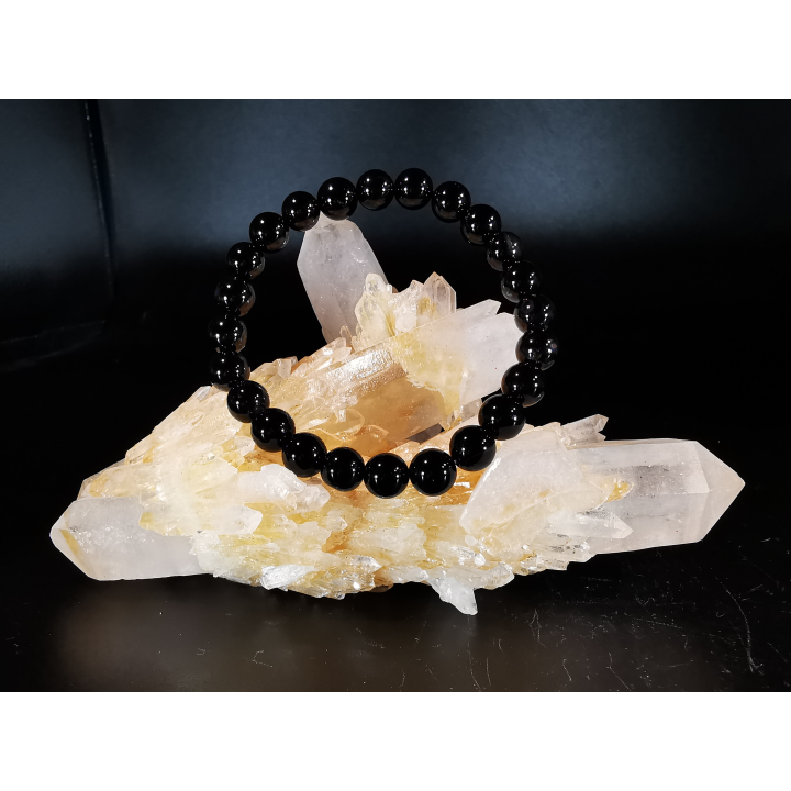 natural stone bracelet 8mm:  ONYX