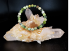 natural stone bracelet 6mm: OPALE VERTE