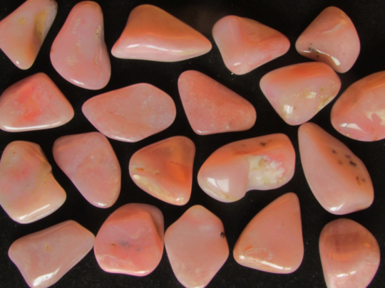 pierre roulée : opale rose