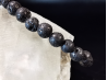 natural stone bracelet 6mm: LAVE