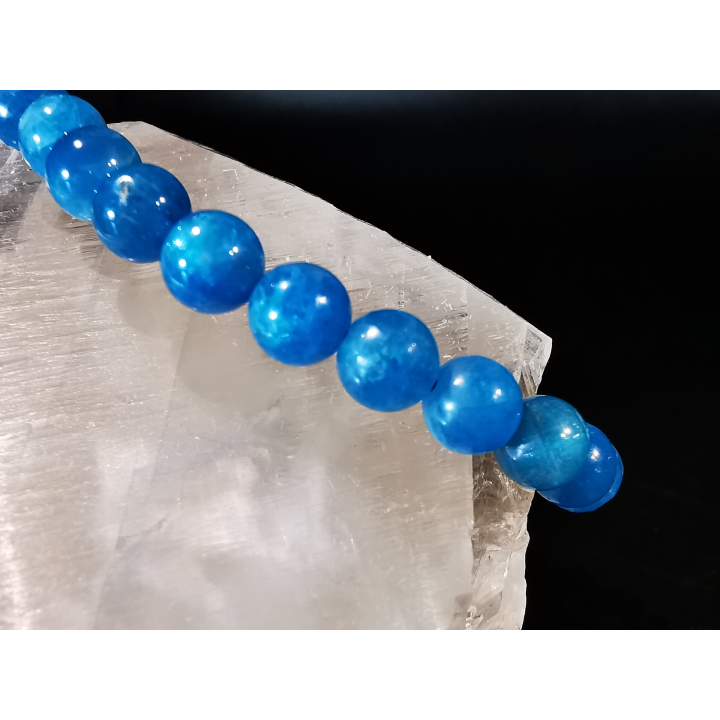 bracelet pierre naturelle 6 mm: APATITE