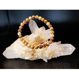 bracelet pierre naturelle 6 mm: YOOPERLITE