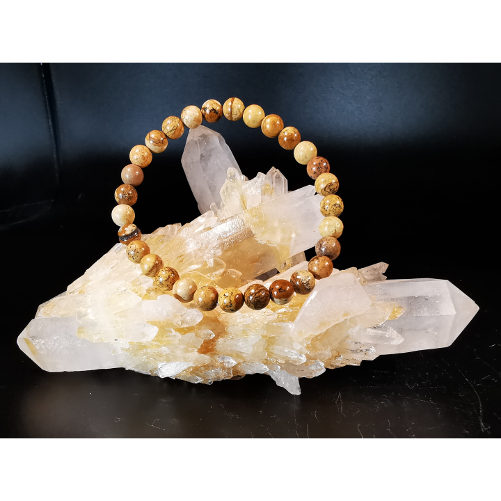 natural stone bracelet 6mm: YOOPERLITE