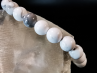 bracelet pierre naturelle 8 mm:  HOWLITE