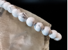 bracelet pierre naturelle 6 mm: HOWLITE