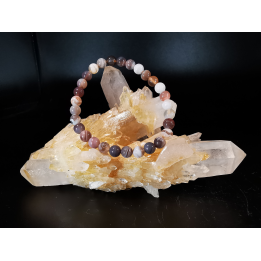 natural stone bracelet 6mm: AGATE BOSTWANA