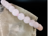 bracelet pierre naturelle 6 mm: QUARTZ ROSE