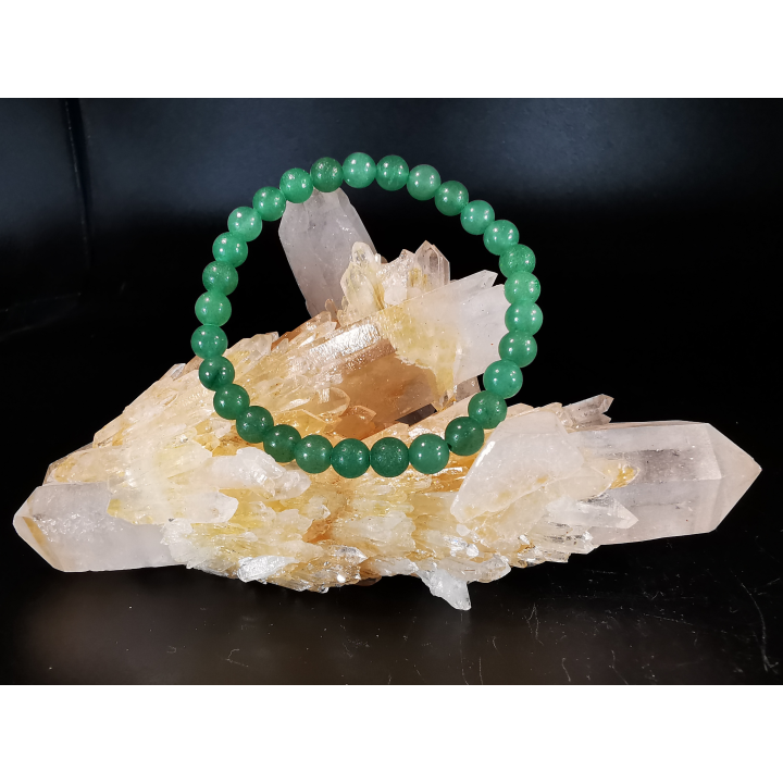 natural stone bracelet 6mm:  AVENTURINE