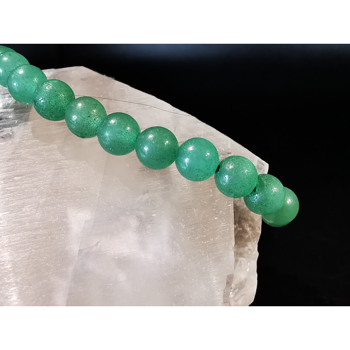 bracelet pierre naturelle 6 mm:  AVENTURINE